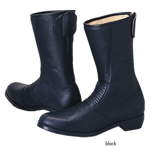 back zipper boots