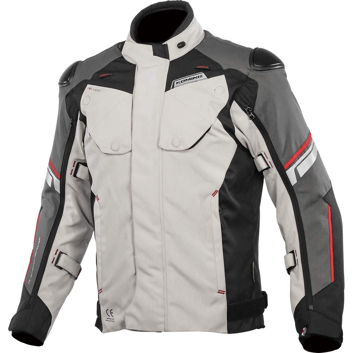 Komine JK-598 All Seasons Short Motorcycle Jacket for Sports & Touring