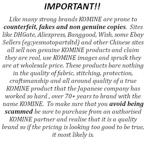 Komine SA-222 WP Hip Bag (Black)