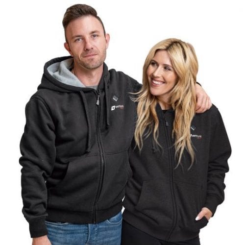Transit Unisex 7.4v Heated Hoodie (Black) - L & XL Only