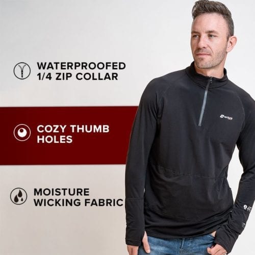 Men's Nomad Heated Baselayer Shirt - S Only