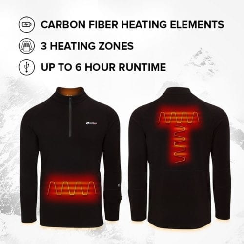 Men's Nomad Heated Baselayer Shirt - S Only