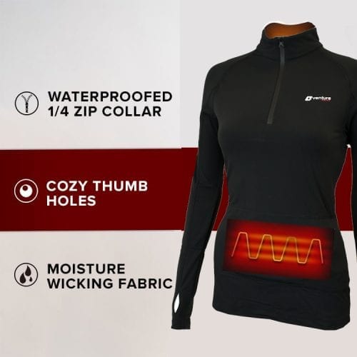 Women's Nomad Heated Baselayer Shirt - XL Only