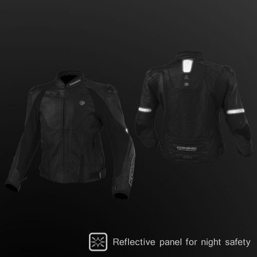 Komine LJ-536 Protect Leather Jacket -Black