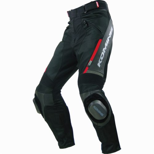 Komine PK-717 Sports Riding Leather Mesh Pants