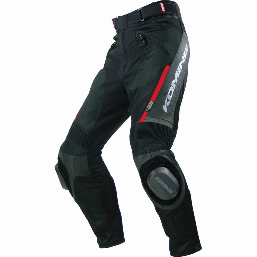 Komine PK-717-Saturno CE sports leather mesh motorcycle pants