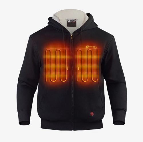 New - Unisex Transit 2.0 Heated Ultra Soft Hoodie with HeatSync™ - Black