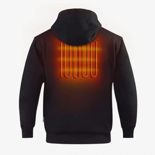 New - Unisex Transit 2.0 Heated Ultra Soft Hoodie with HeatSync™ - Black