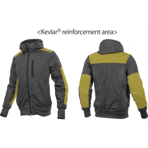 Komine JK-604 Protect Kevlar Hoodie (Black)
